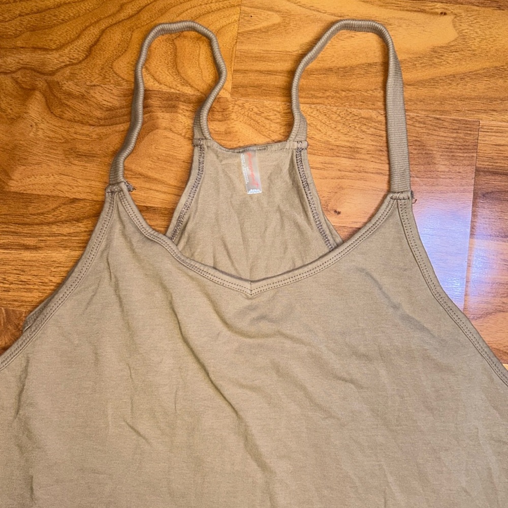 NWOT Free People Movement Hot Shot Mini Dress - Mocha Latte - Picture 7 of 15